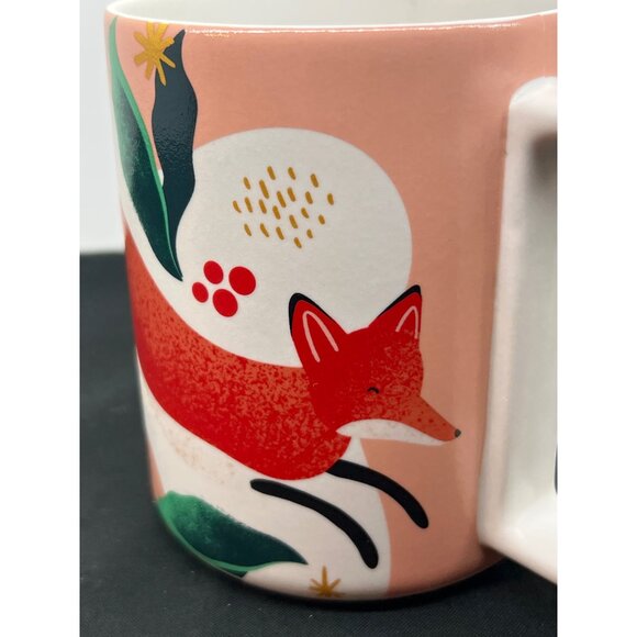 Starbucks Pink Fox Design Ceramic Coffee Mug - Picture 8 of 8